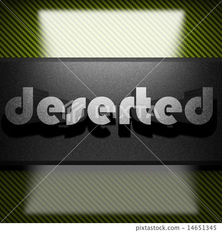 deserted word of iron on carbon deserted word of iron on carbon 14651345