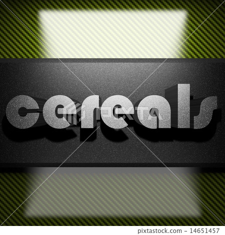 cereals word of iron on carbon 14651457