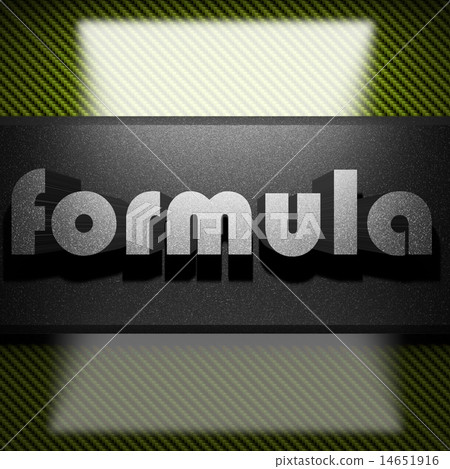 formula word of iron on carbon 14651916