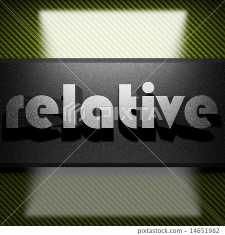 relative word of iron on carbon 14651982