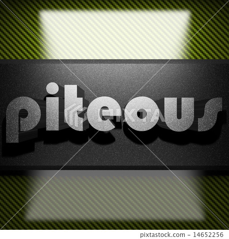 piteous word of iron on carbon 14652256