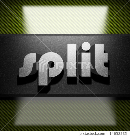 split word of iron on carbon 14652285