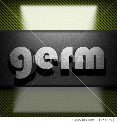 germ word of iron on carbon 14652291