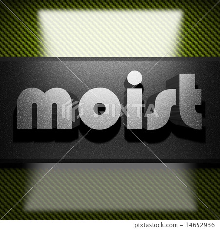 moist word of iron on carbon 14652936