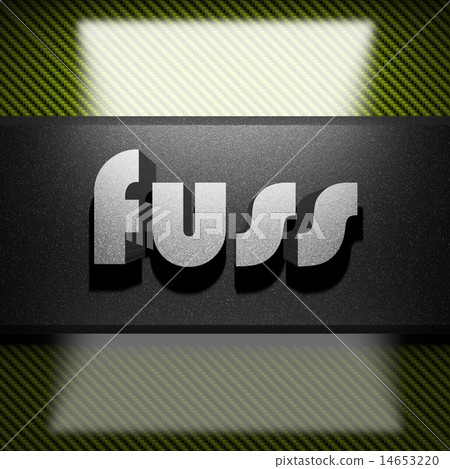 fuss word of iron on carbon 14653220