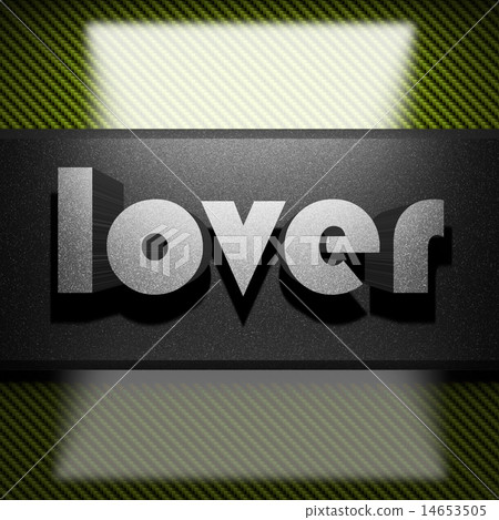 lover word of iron on carbon 14653505