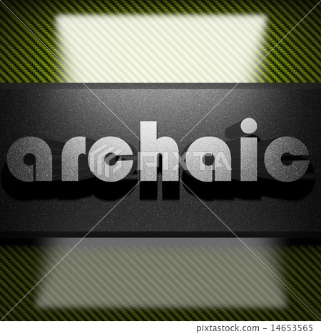 archaic word of iron on carbon 14653565