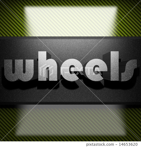 wheels word of iron on carbon 14653620