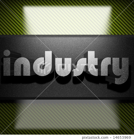 industry word of iron on carbon 14653969