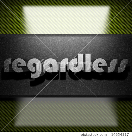 regardless word of iron on carbon 14654317