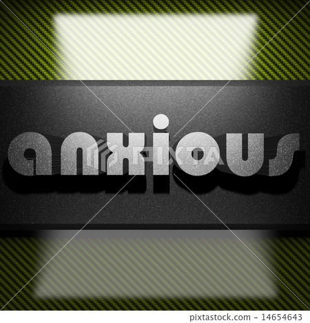 anxious word of iron on carbon 14654643
