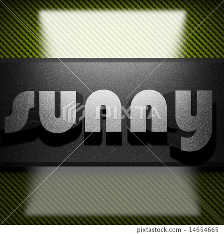 sunny word of iron on carbon 14654665