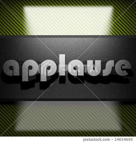 applause word of iron on carbon 14654693