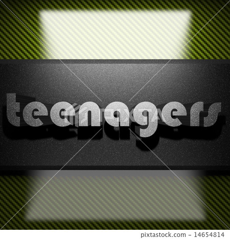 teenagers word of iron on carbon 14654814