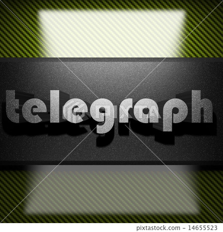 telegraph word of iron on carbon 14655523