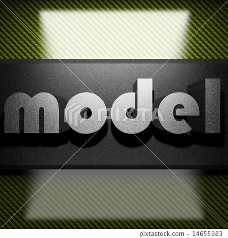 model word of iron on carbon 14655983