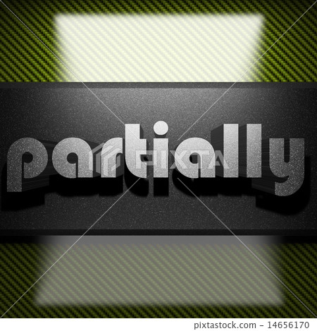 partially word of iron on carbon 14656170