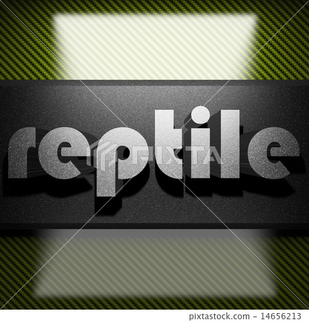 reptile word of iron on carbon 14656213
