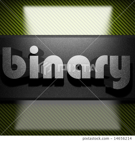 binary word of iron on carbon 14656214