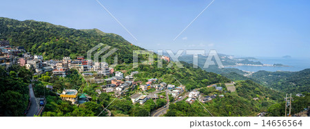 Day scene town scenery in Jiufen,Taiwan. Day scene town scenery in Jiufen,Taiwan. 14656564