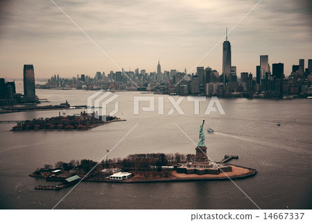 Manhattan aerial 14667337