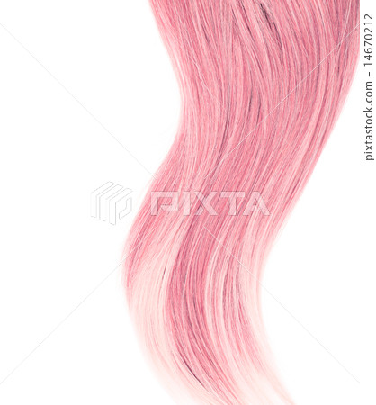 Hair fragment over the white 14670212
