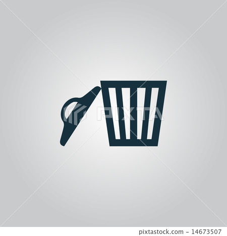 Trash can. Vector illustration 14673507