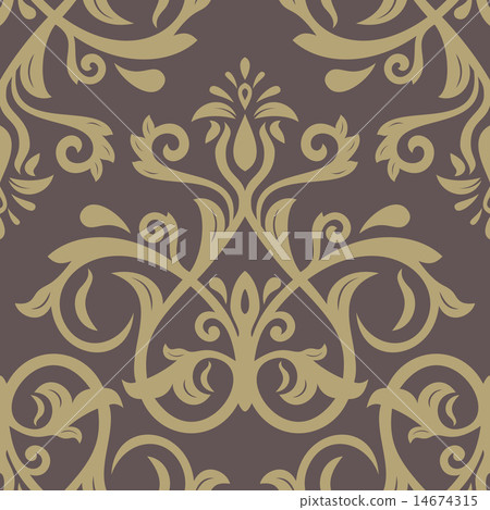 Orient Seamless Vector Pattern. Abstract Background Orient Seamless Vector Pattern. Abstract Background 14674315