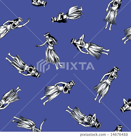 Hula pattern 14676488