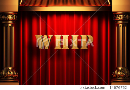 whip golden word on red curtain whip golden word on red curtain 14676762