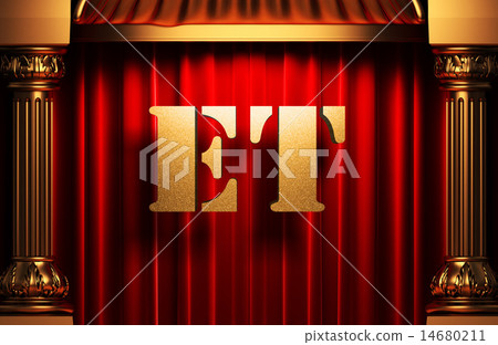 et golden word on red curtain et golden word on red curtain 14680211