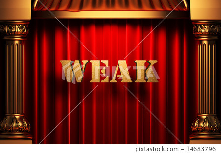 weak golden word on red curtain weak golden word on red curtain 14683796