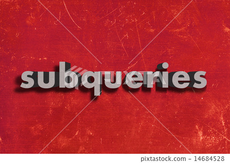 subqueries word on red wall 14684528