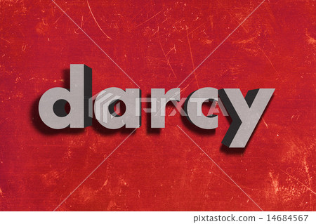 darcy word on red wall darcy word on red wall 14684567