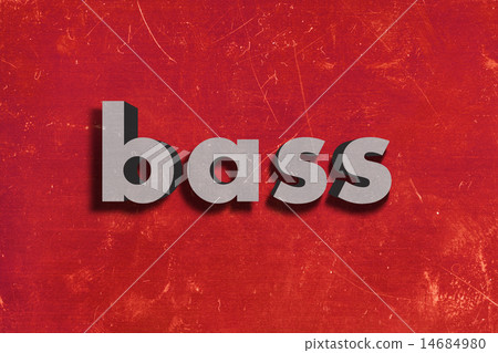 bass word on red wall bass word on red wall 14684980