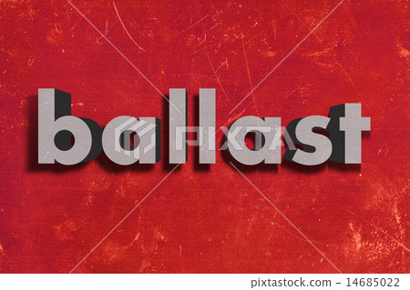 ballast word on red wall ballast word on red wall 14685022