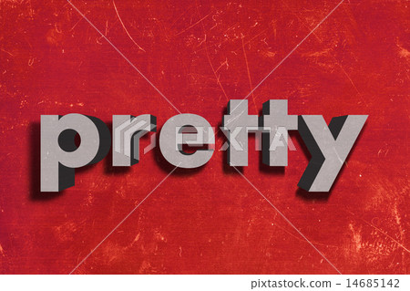 pretty word on red wall pretty word on red wall 14685142