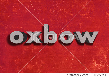 oxbow word on red wall 14685941