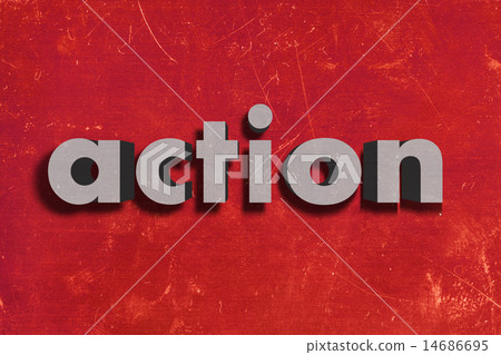 action word on red wall action word on red wall 14686695
