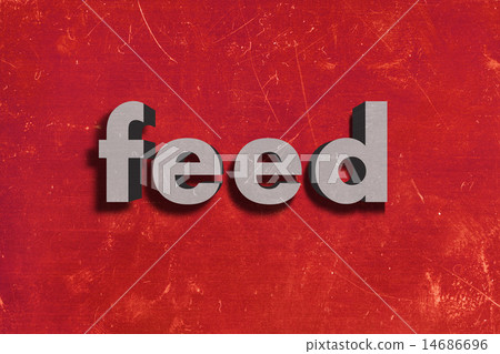 feed word on red wall feed word on red wall 14686696