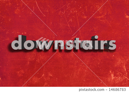 downstairs word on red wall 14686783