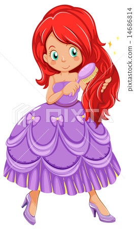 Princess in dress 14686814