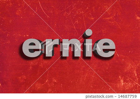 ernie word on red wall ernie word on red wall 14687759