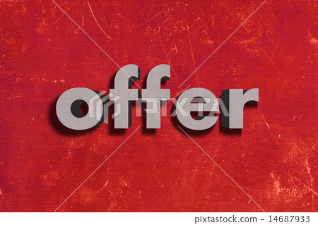 offer word on red wall offer word on red wall 14687933