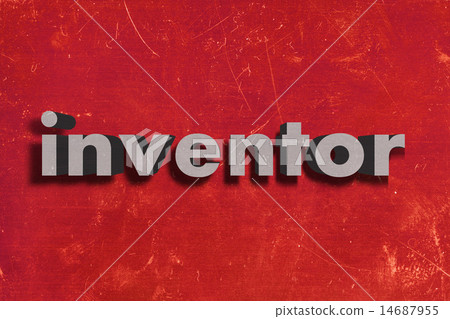inventor word on red wall - Stock Illustration [14687955] - PIXTA