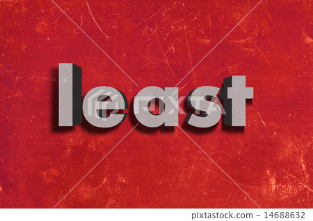 least word on red wall 14688632