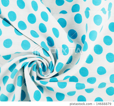 Fragment of a polka dot cloth 14688879