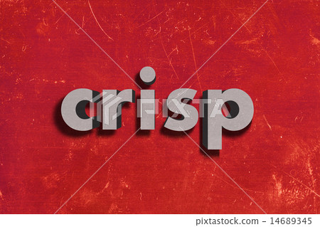 crisp word on red wall crisp word on red wall 14689345
