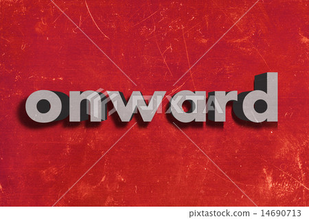 onward word on red wall onward word on red wall 14690713