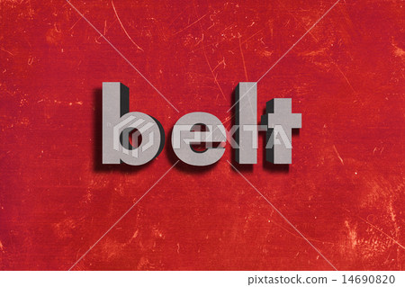 belt word on red wall belt word on red wall 14690820